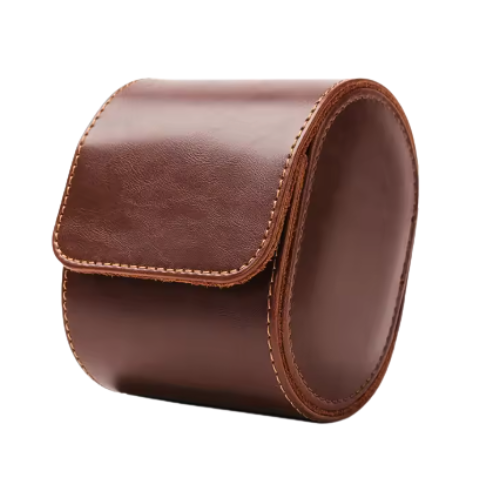 Leather Watch Roll Case