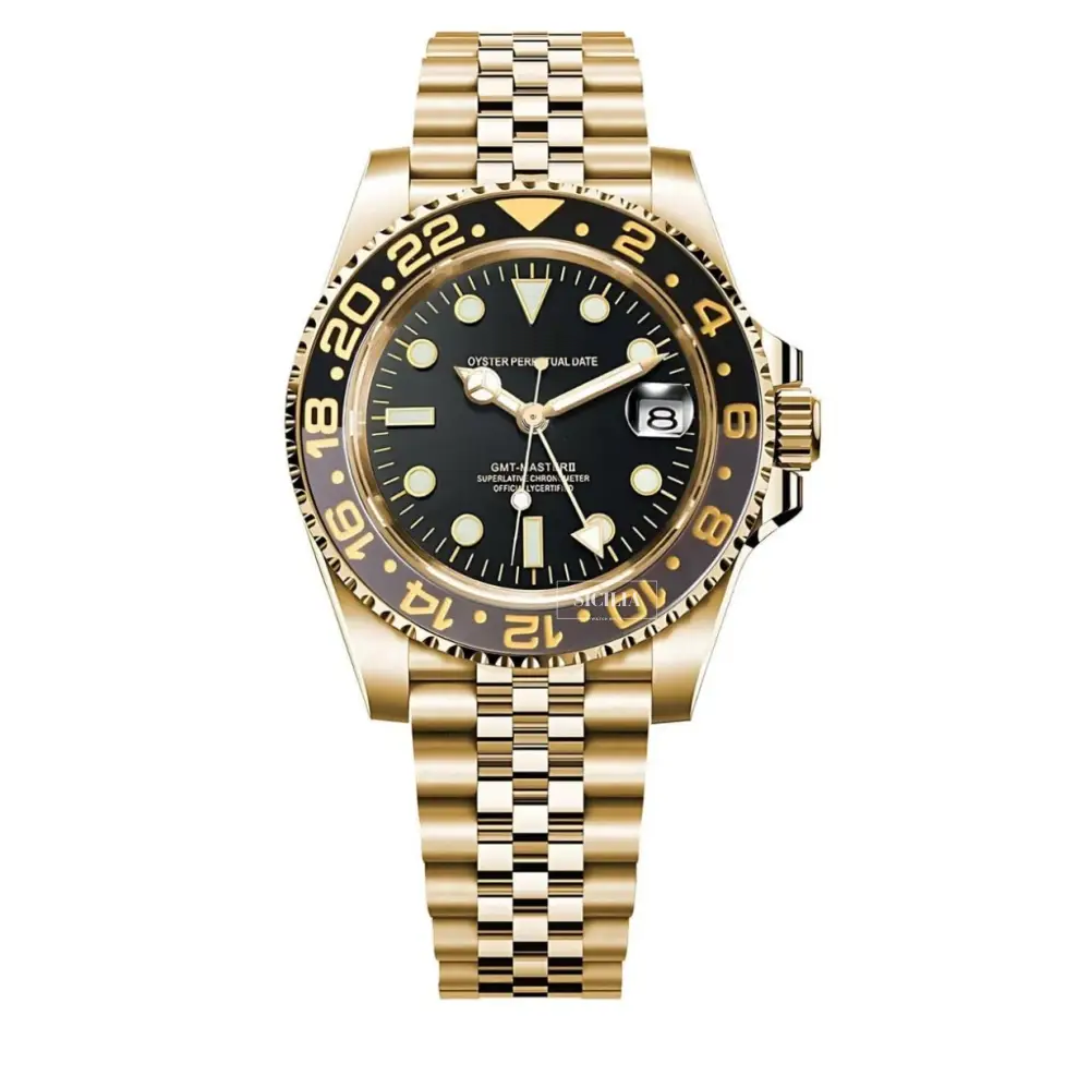 Seiko Mod "Gold" GMT