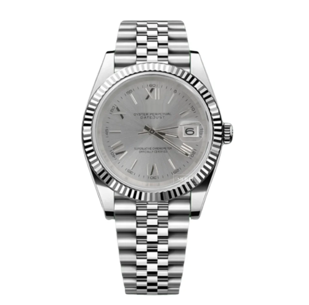 Seiko Mod "Roman White" Datejust