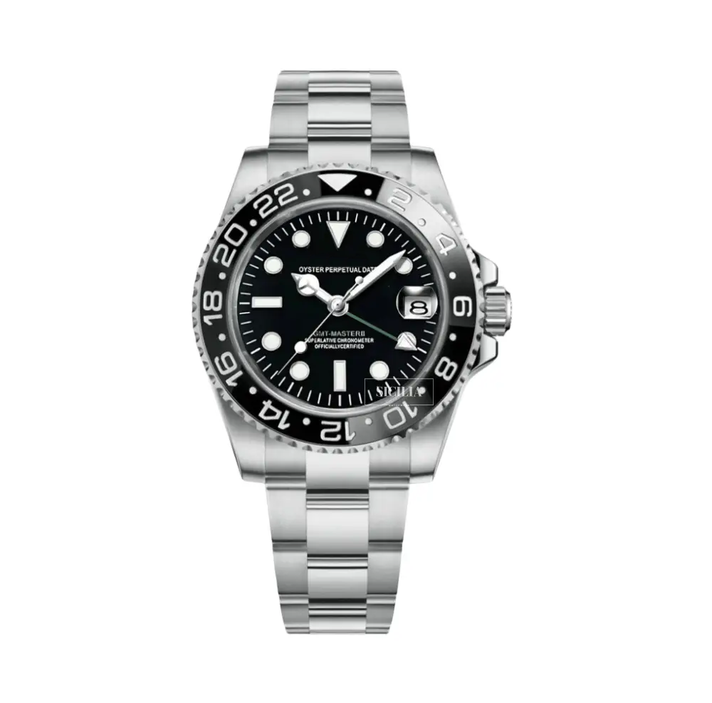 Seiko Mod "Green Arrow" GMT