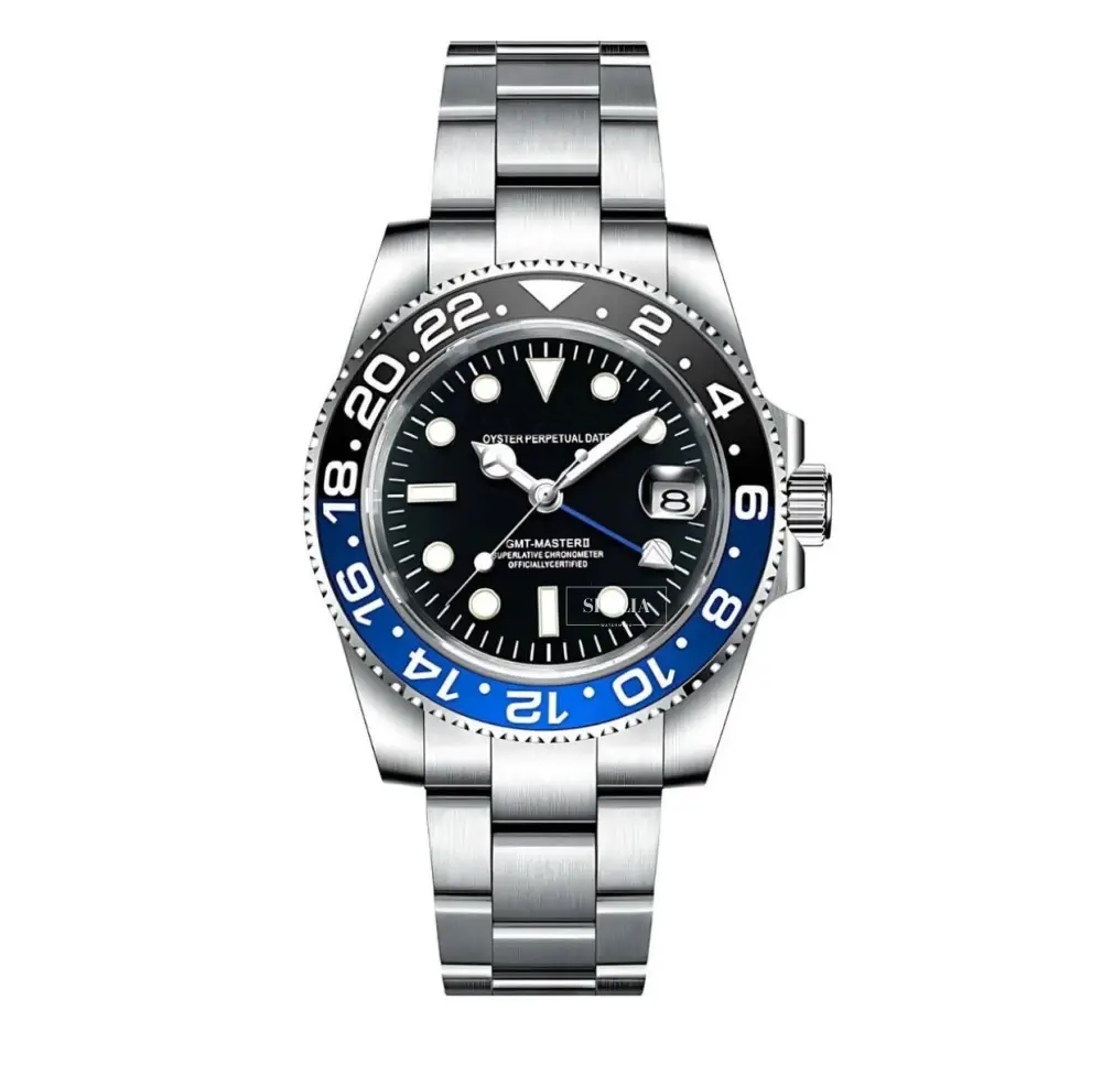 Seiko Mod "Batman" GMT