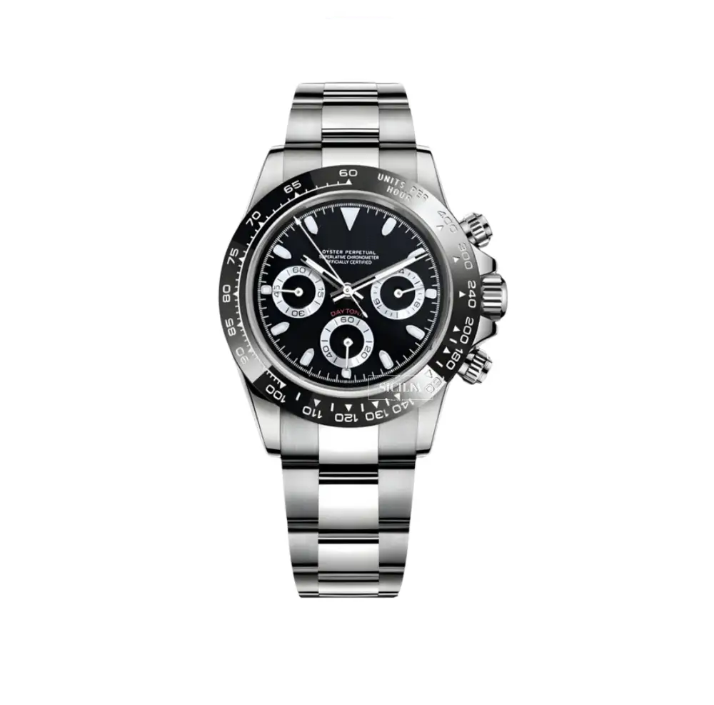 Seiko Mod "Black Panda" Daytona