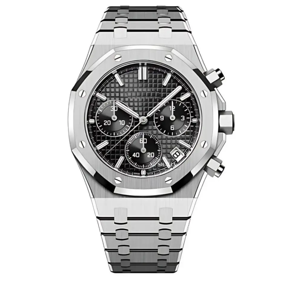 Seiko Mod "Black" Royal Oak Chronograph