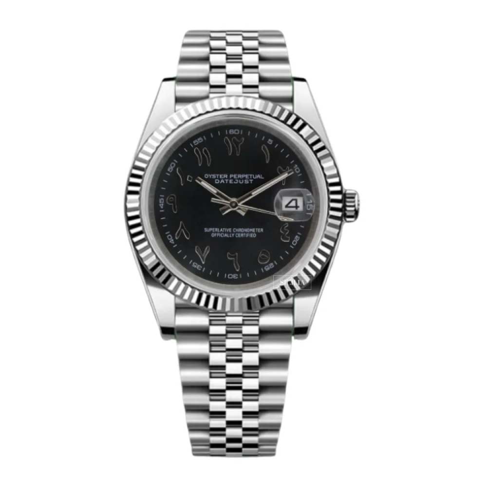 Seiko Mod "Midnight Arabic" Datejust