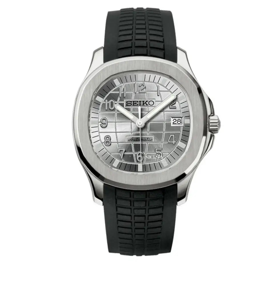 Seiko Mod "Black & Silver" Aquanaut - Sicilia Watch Mods