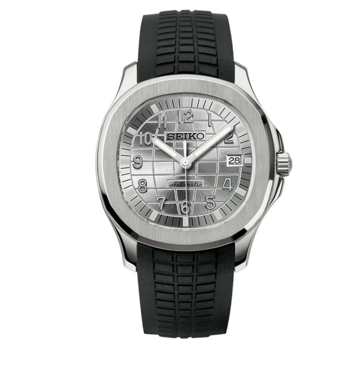 Seiko Mod "Black & Silver" Aquanaut - Sicilia Watch Mods