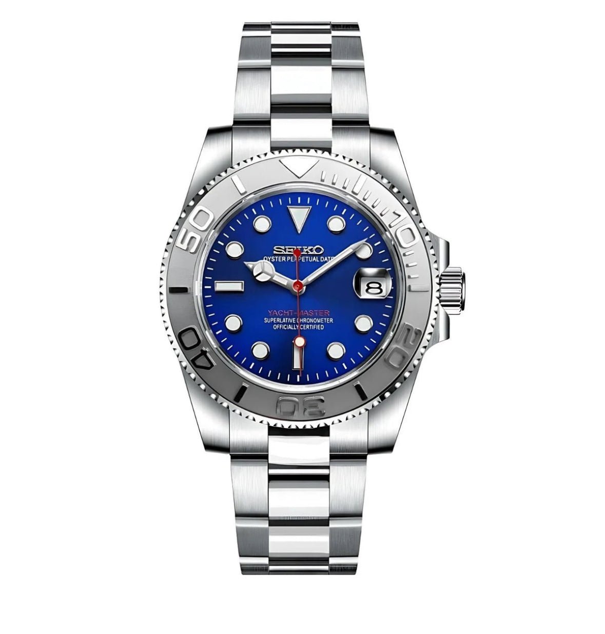 Seiko Mod "Blue" Yacht Master - Sicilia Watch Mods
