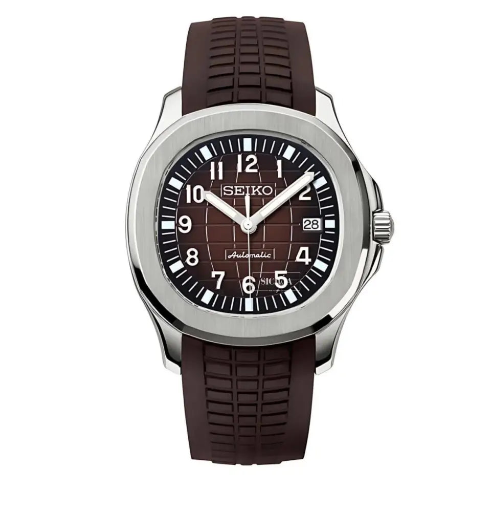 Seiko Mod "Chocolate Brown" Aquanaut - Sicilia Watch Mods