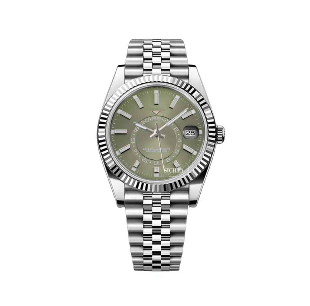 Seiko Mod "Olive Green" Sky-Dweller